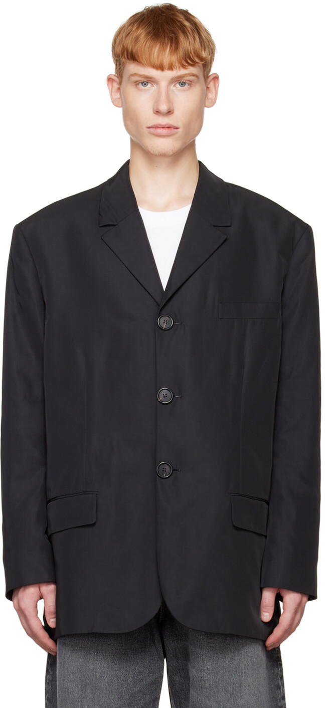 

Черный приталенный пиджак Acne Studios