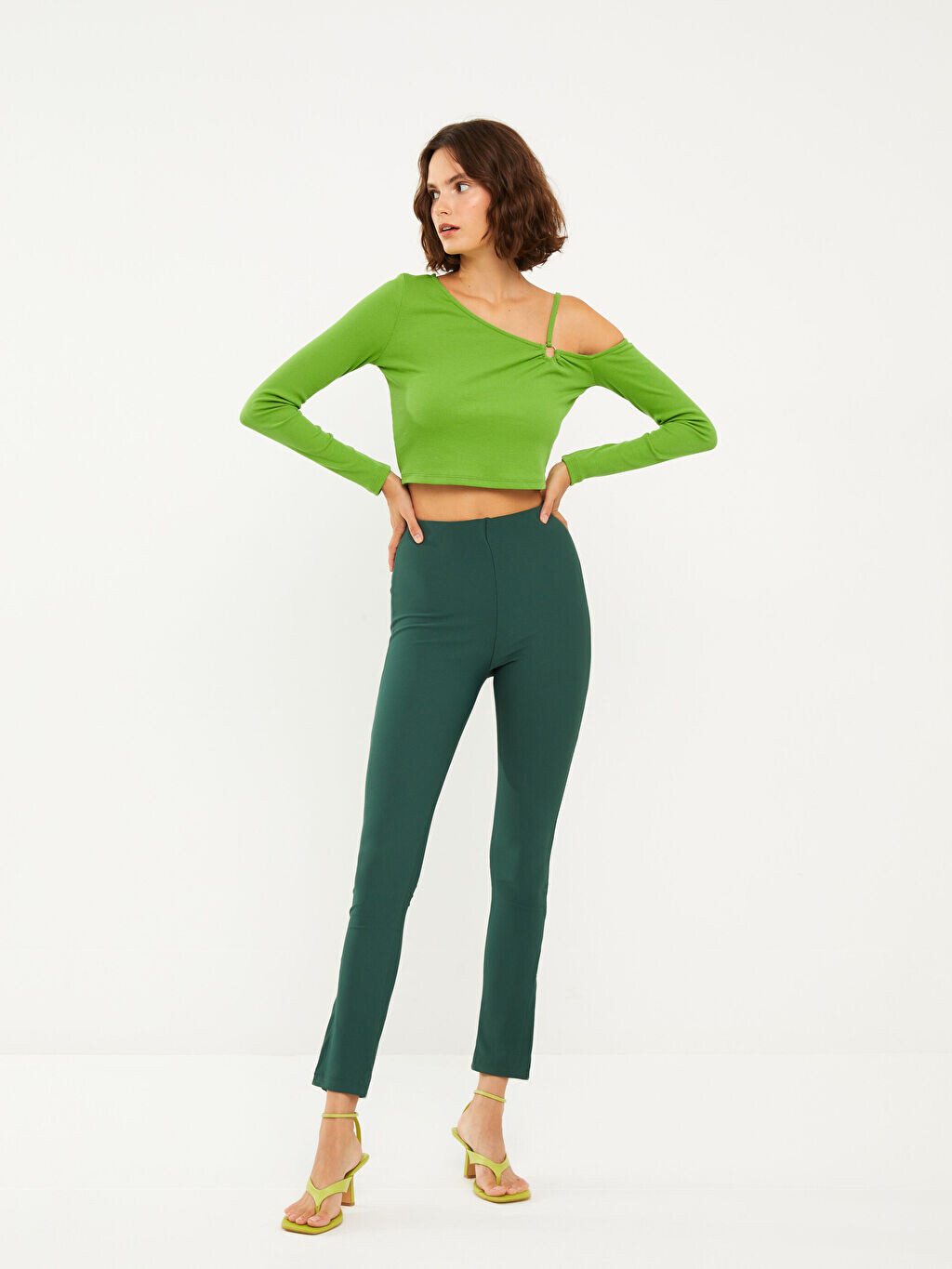 

Простые женские спортивные штаны LCW Casual, Зеленый