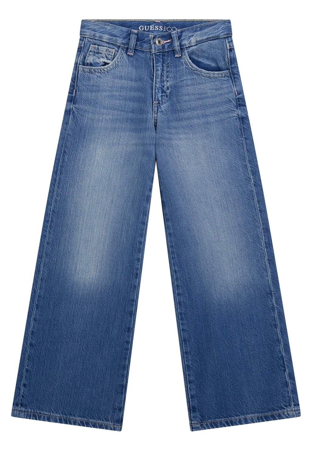 

Джинсы прямые HIGH WAIST WIDE LEG Guess, цвет blau