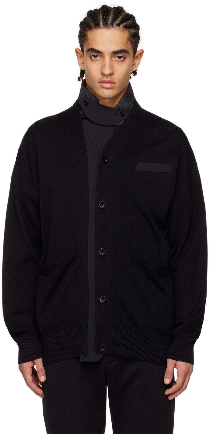 

Черный костюмный пиджак sacai