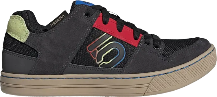 

Кроссовки Adidas Five Ten Freerider 'Black Red Lime', черный