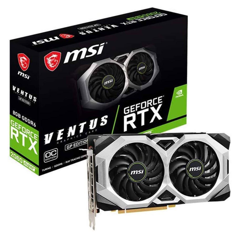 Видеокарта MSI GeForce RTX 2060 SUPER 8 ГБ (MSI GeForce RTX 2060 SUPER VENTUS OC) - фото