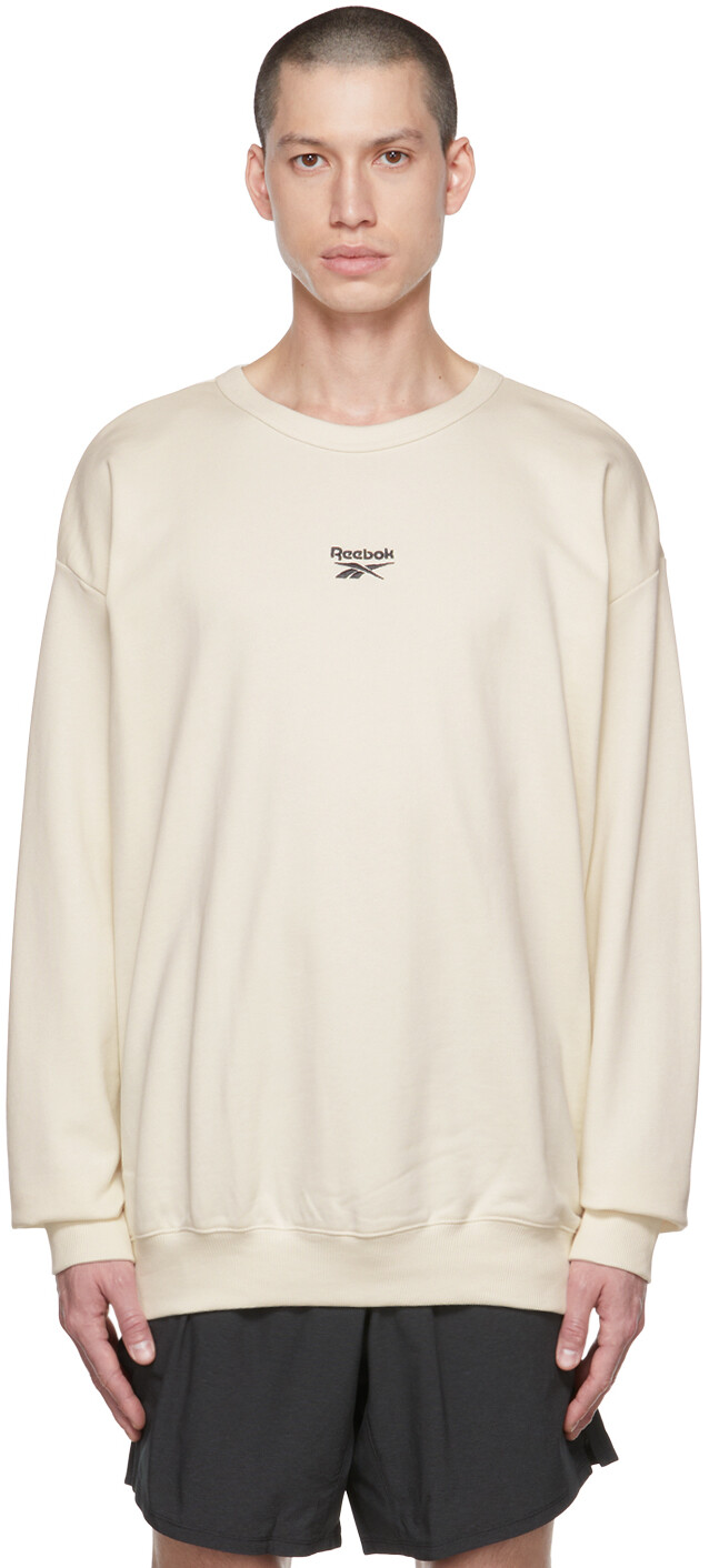 

Толстовка Off-White с маленьким вектором Reebok Classics, Белый