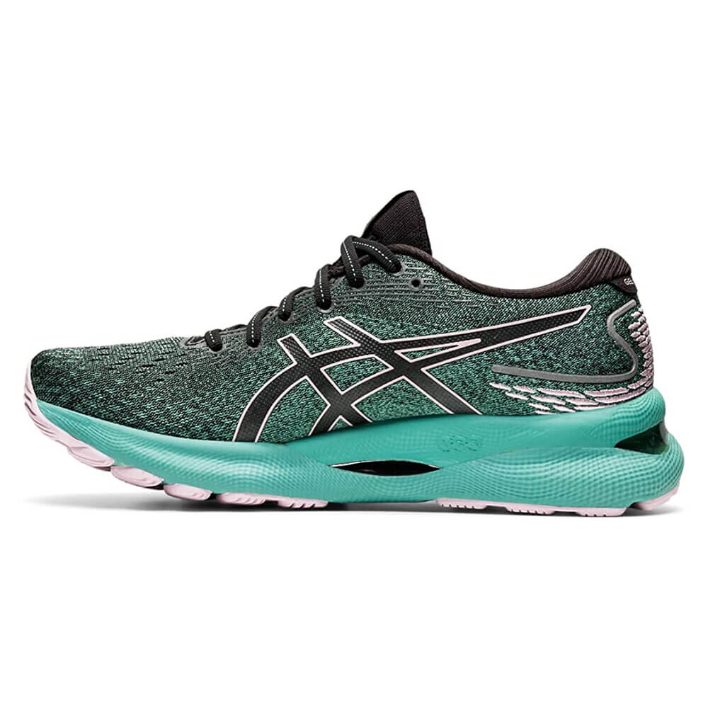 

Кроссовки Asics Women's Gel-Nimbus 24, черный/зеленый
