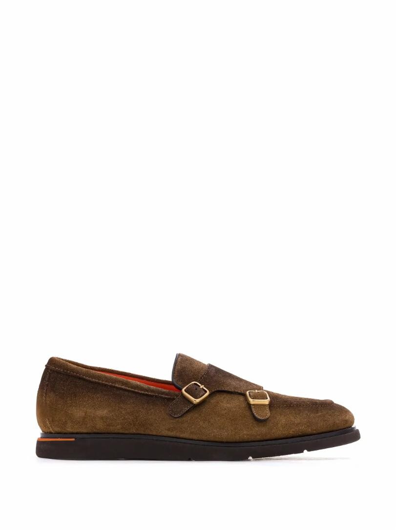 

Замшевые лоферы Santoni