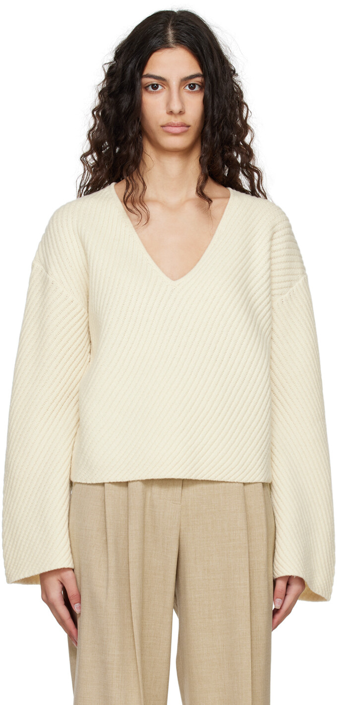 

Off-White Свитер Hamie by Malene Birger, Серый, Off-White Свитер Hamie by Malene Birger