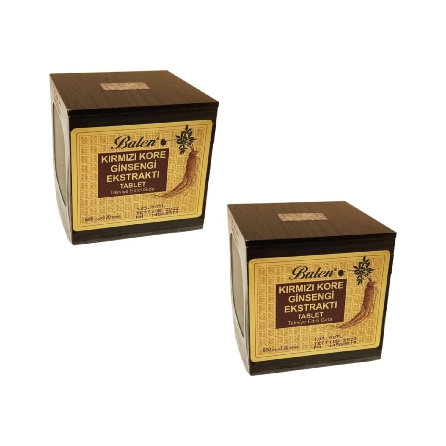 

Balen Red Korean Ginseng Tablet 600mg*120 2 шт