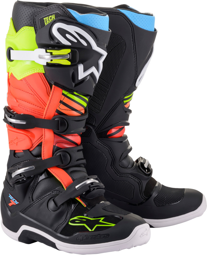 

Alpinestars Tech 7 Ботинки для мотокросса, черный/желтый/красный