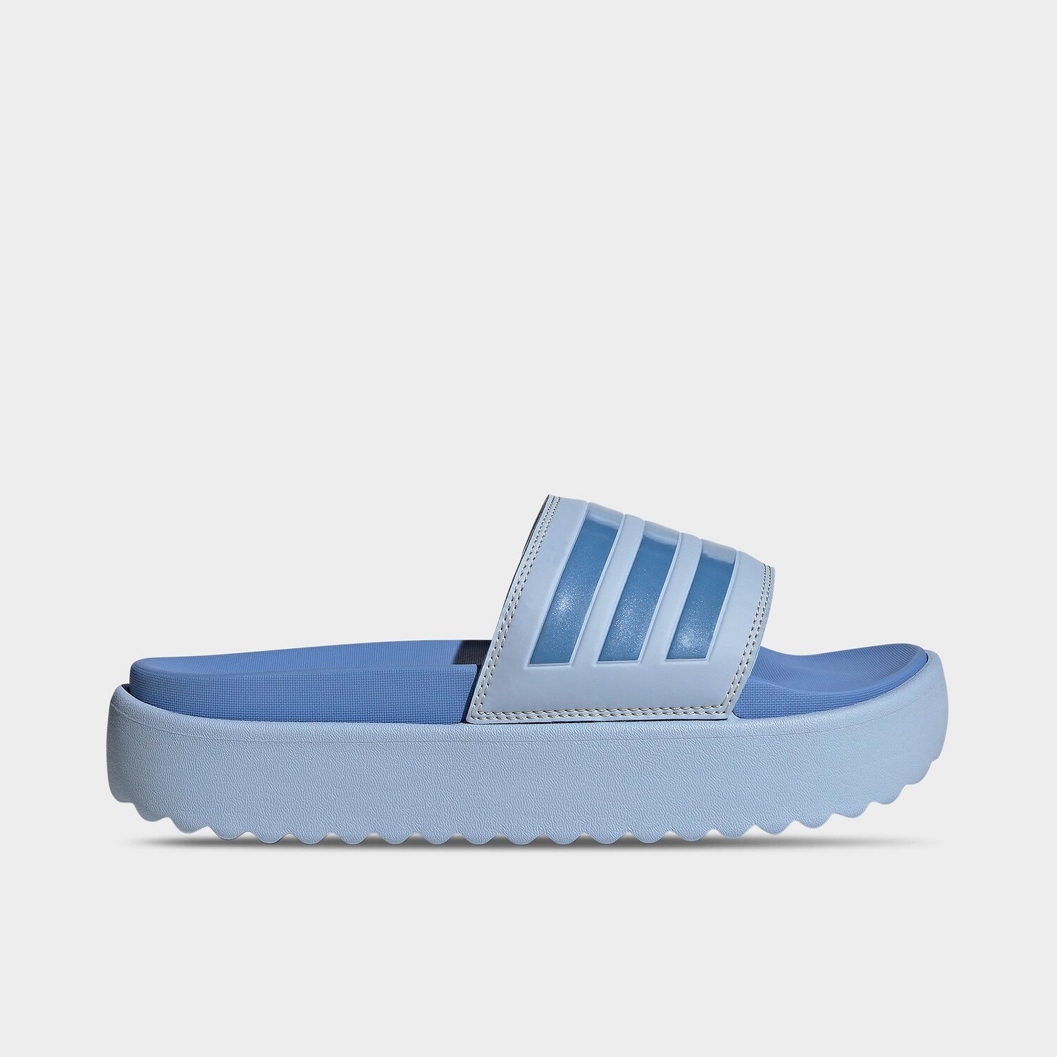 

Женские шлепанцы Adidas Adilette на платформе, синий