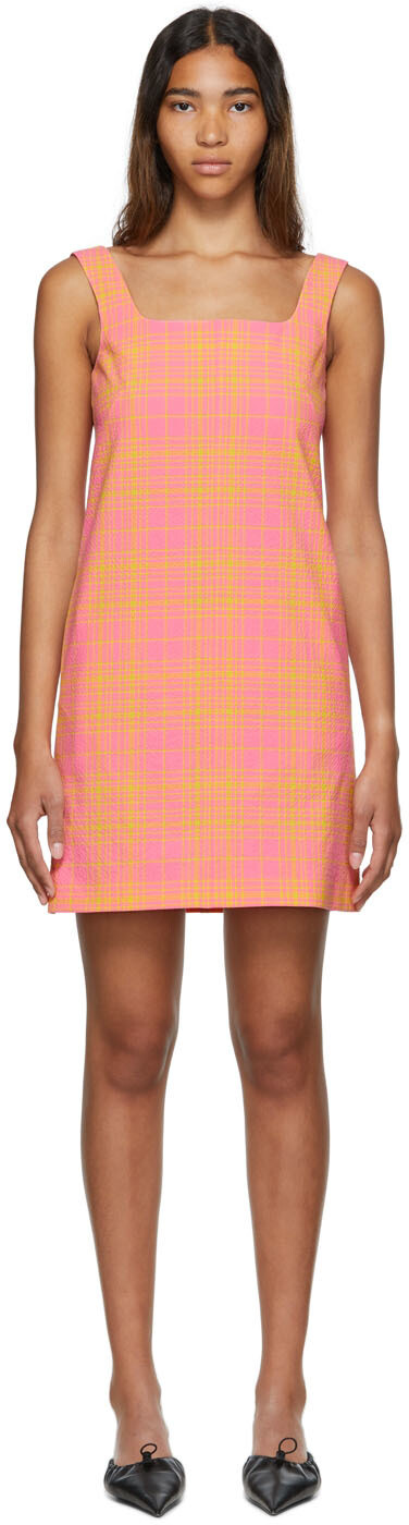 

Розовое мини-платье Bisous Sportmax, Розовый