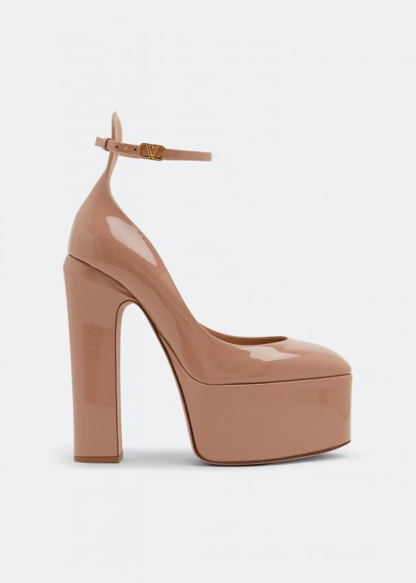 

Туфли VALENTINO GARAVANI Tan-Go platform pumps , бежевый