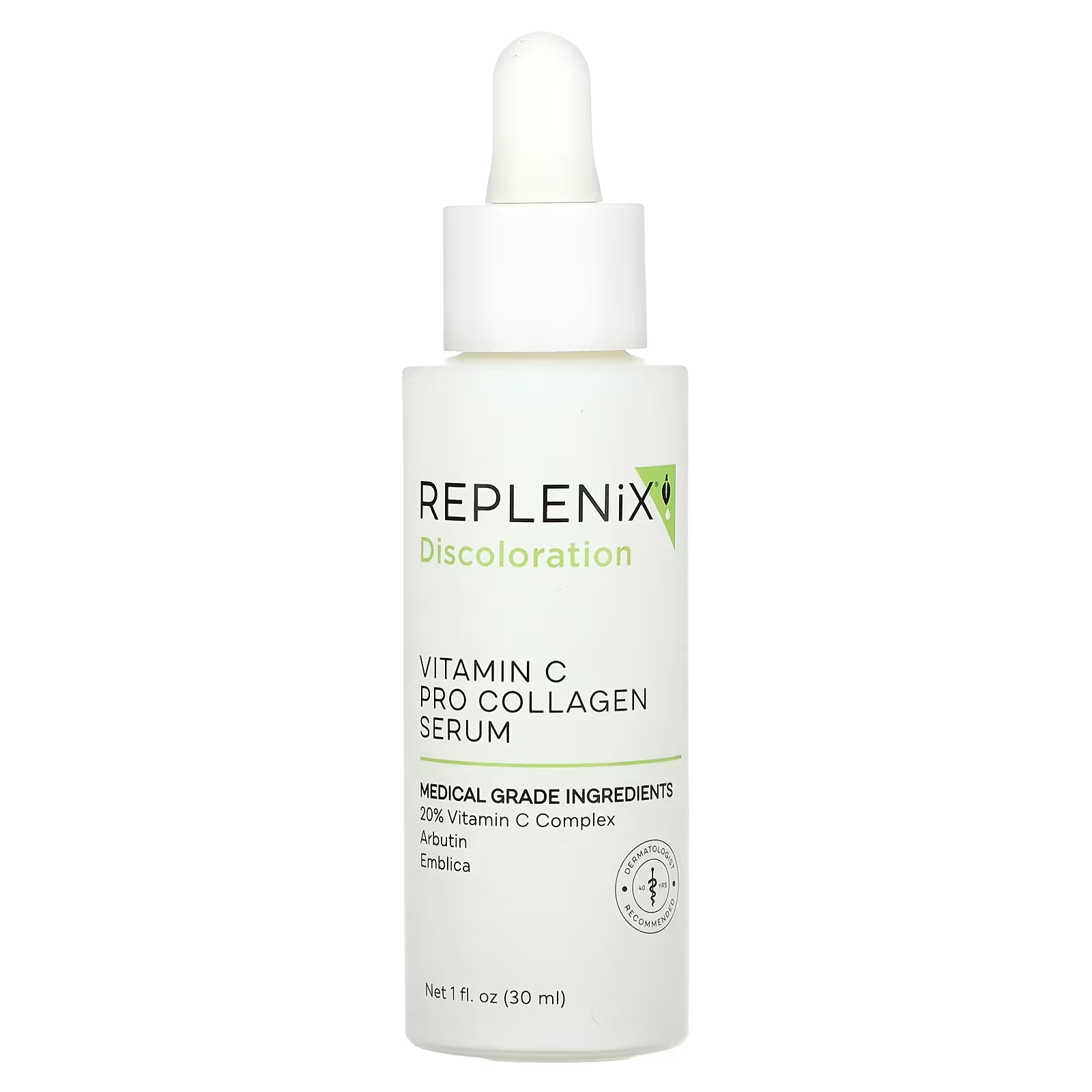 Replenix Discoloration сыворотка с коллагеном и витамином C без отдушки 30 мл (1 жидк. унция)