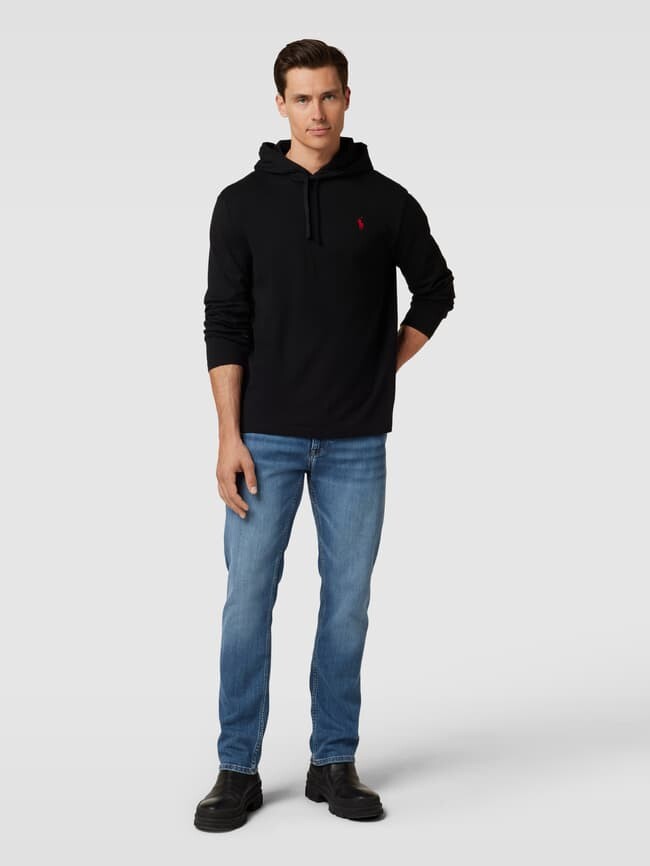 

Толстовка с вышивкой логотипа Polo Ralph Lauren, черный