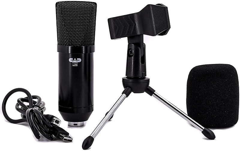студийный микрофон behringer c 3 studio condenser microphone Студийный микрофон CAD U29 Cardioid USB Condenser Microphone