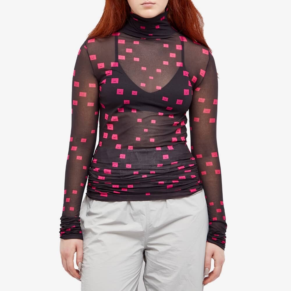 

Топ Acne Studios Denise Diamond, черный