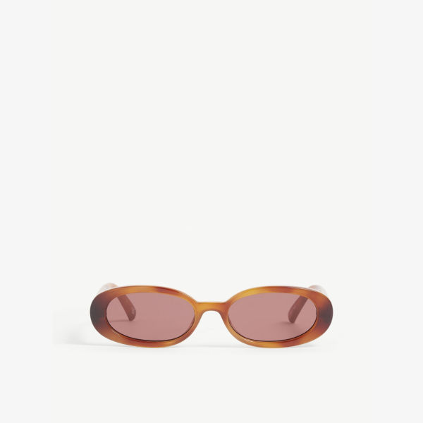 Lsp2202445 солнцезащитные очки outta love в овальной оправе Le Specs, цвет vintage tort rose mono