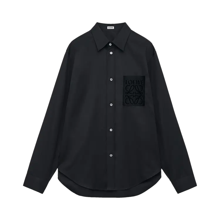 

Рубашка Loewe Long-Sleeve 'Black', черный