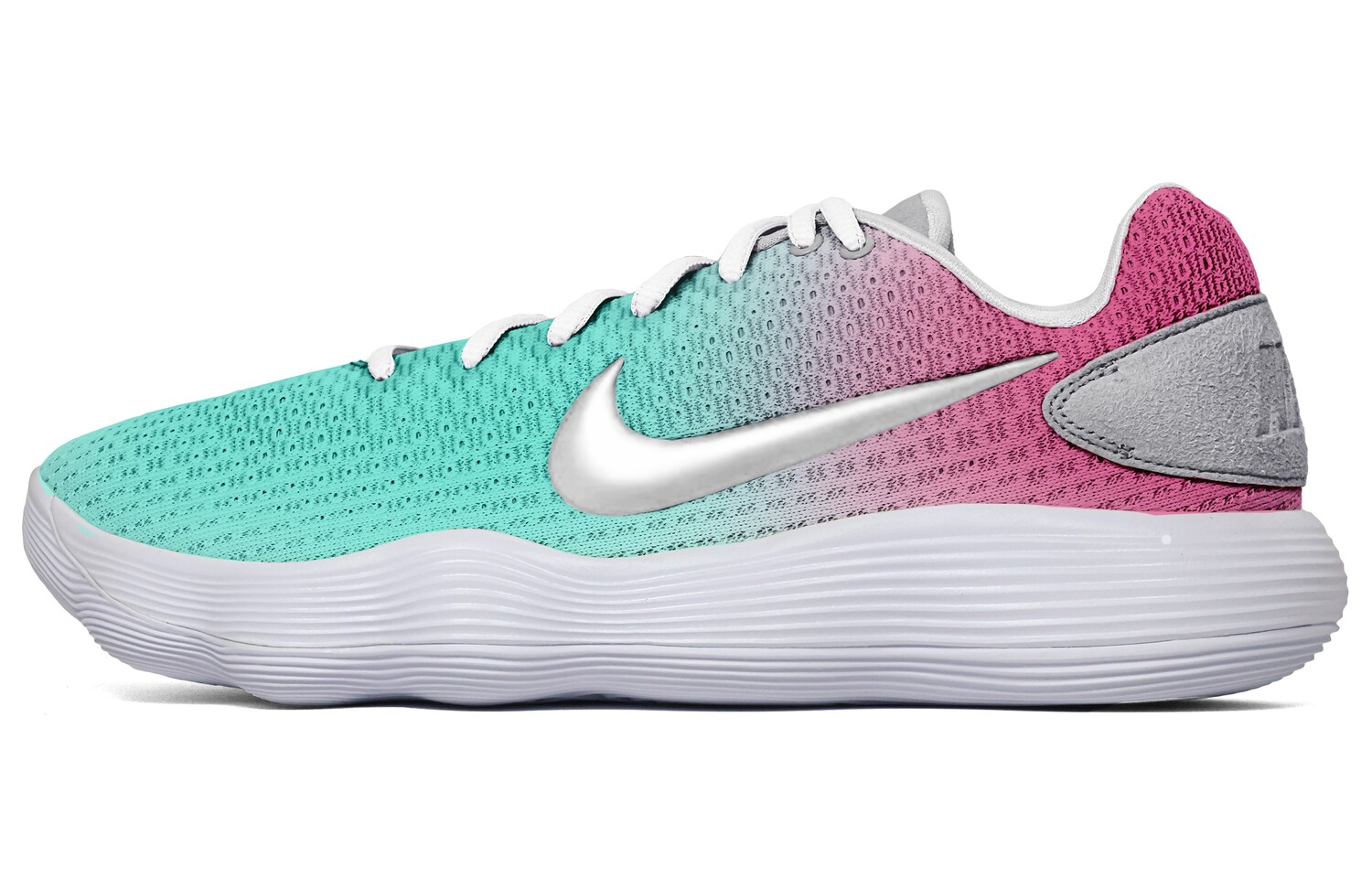 

Баскетбольные кроссовки Hyperdunk 2017 Basketball Shoes Men Low-Top White/Green/Pink Nike