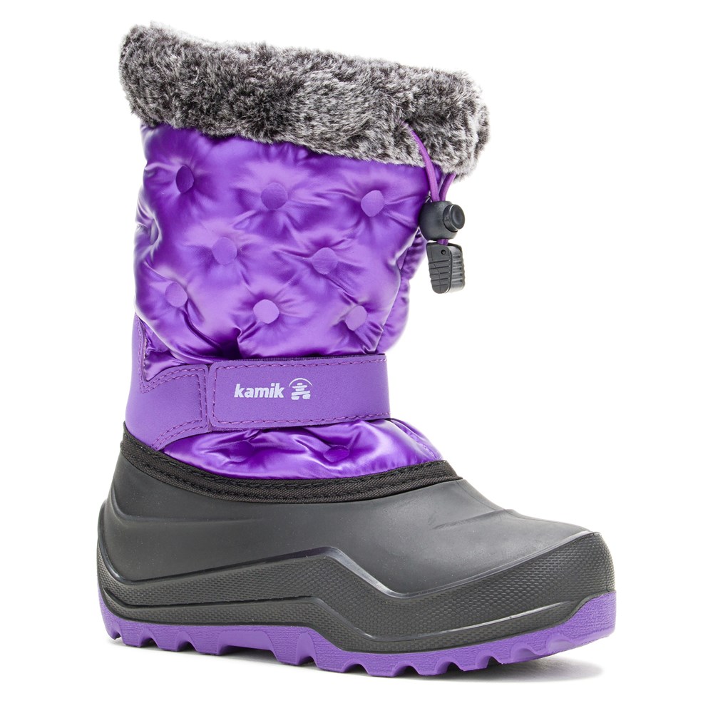 Детские водонепроницаемые зимние ботинки Penny 3 для малышей/маленьких детей Kamik, фиолетовый ботинки penny 3 для маленьких детей kamik черный