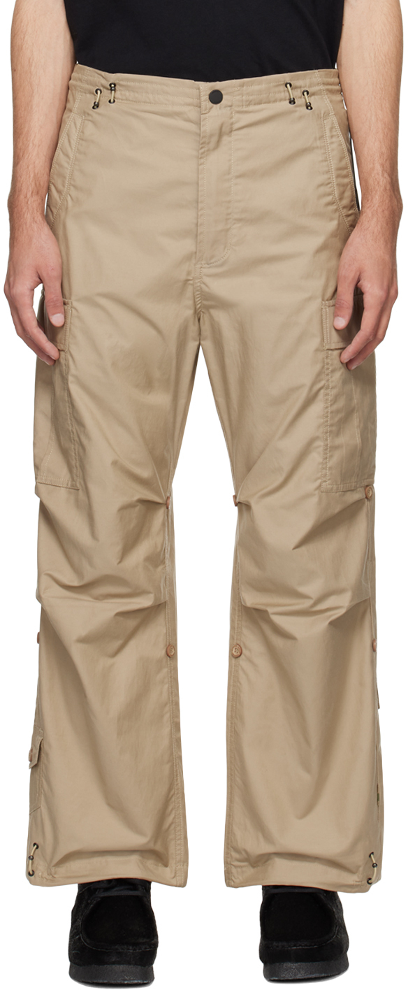 Светло-коричневые брюки карго Snocord Maharishi