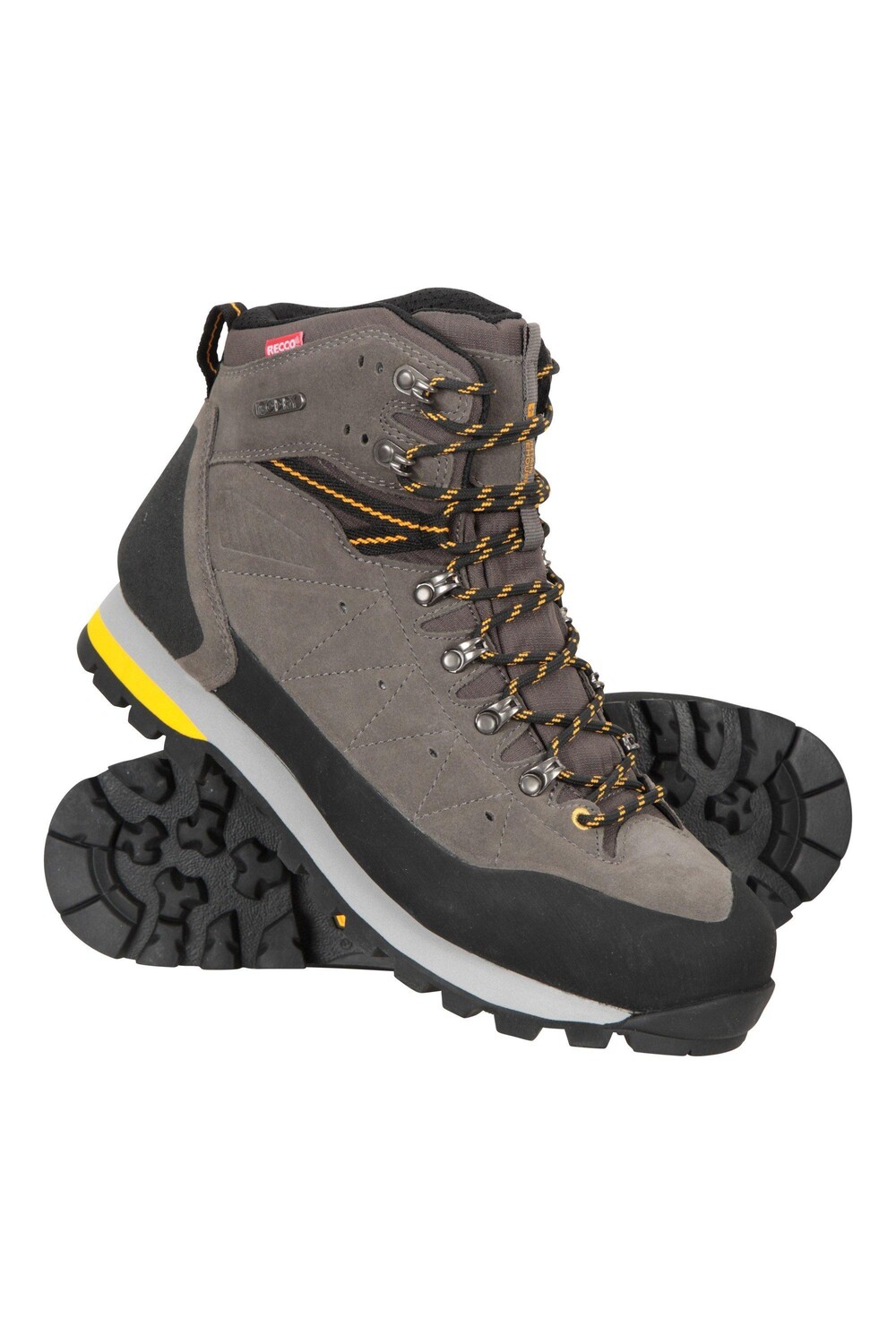 

Ультра водонепроницаемые ботинки Peak Vibram Recco Sole Shoes Mountain Warehouse, серый