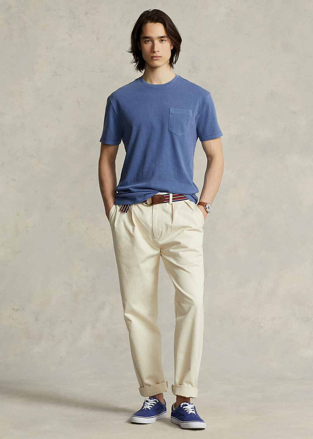 

Футболка классического кроя из джерси с карманом Ralph Lauren