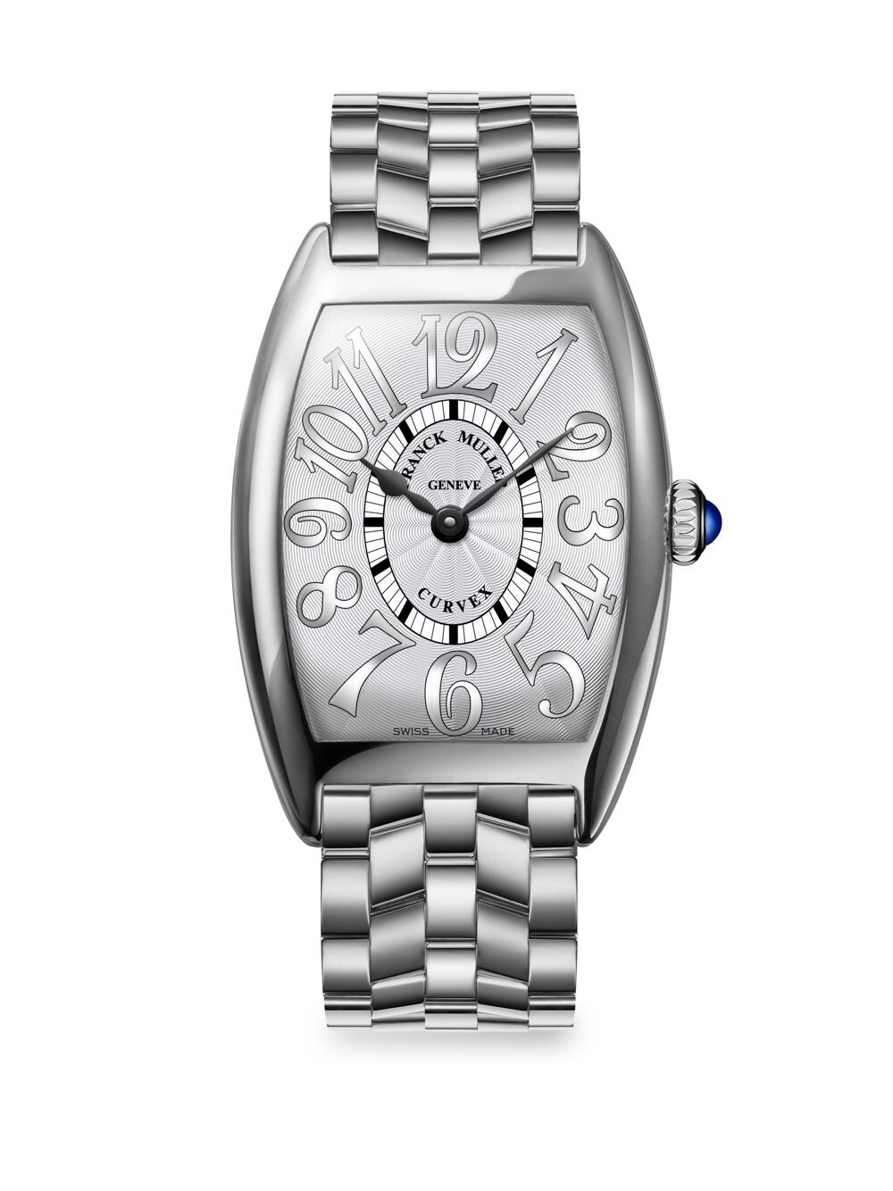 

Cintree Curvex 35MM Часы-браслет из нержавеющей стали Franck Muller, серебряный