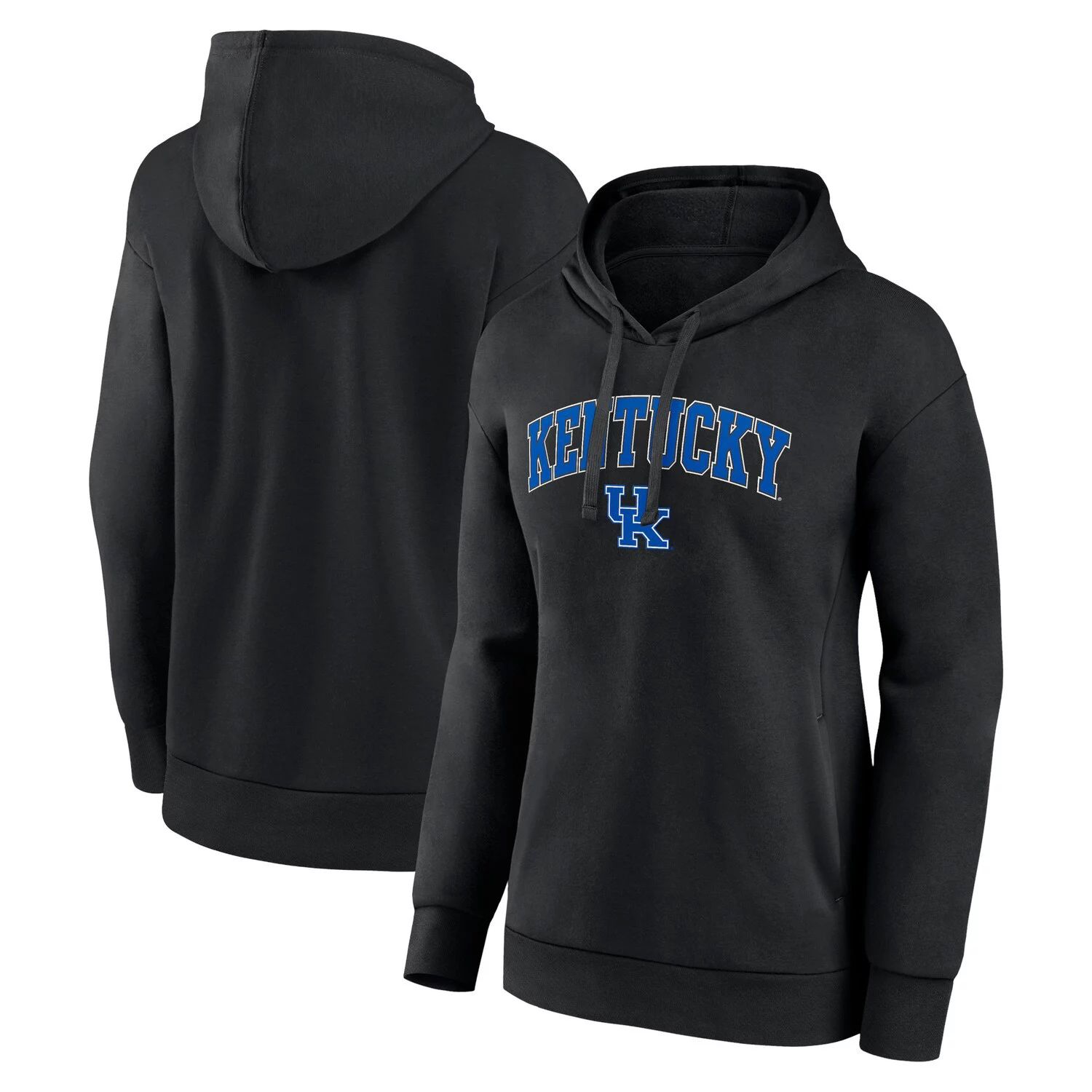 цена Женский черный пуловер с капюшоном Fanatics Kentucky Wildcats Evergreen Campus Fanatics