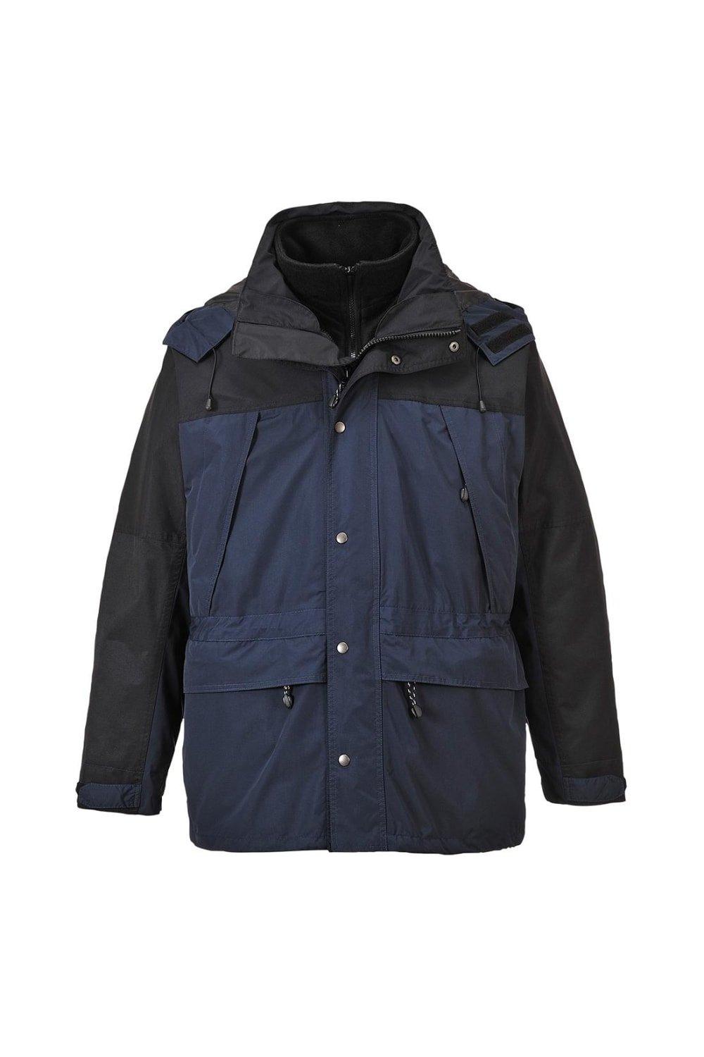 Дышащая куртка Orkney 3 в 1 Portwest, темно-синий пуфик куб макси ткань нейлон цвет коричневый