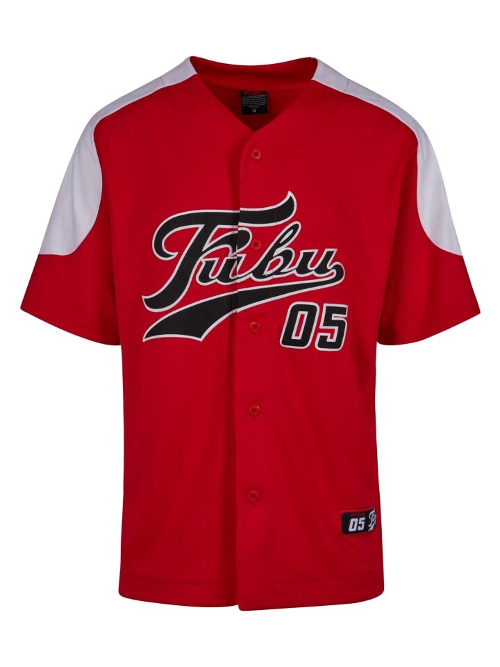 

Футболка FUBU s, цвет red/white
