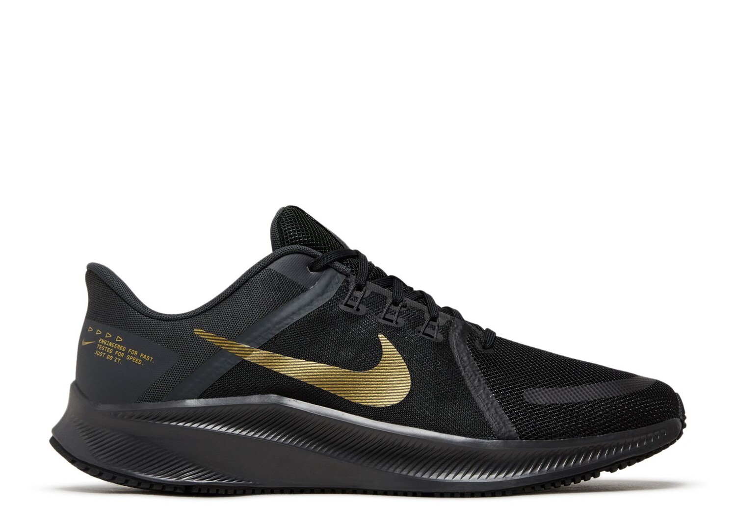 

Кроссовки Nike Quest 4 'Black Metallic Gold', черный