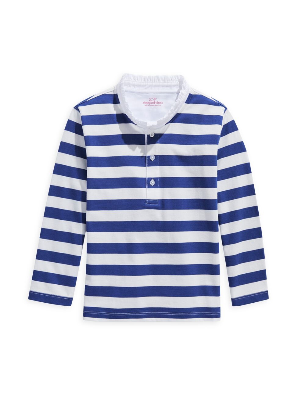 

Футболка для регби с рюшами для маленьких девочек Vineyard Vines