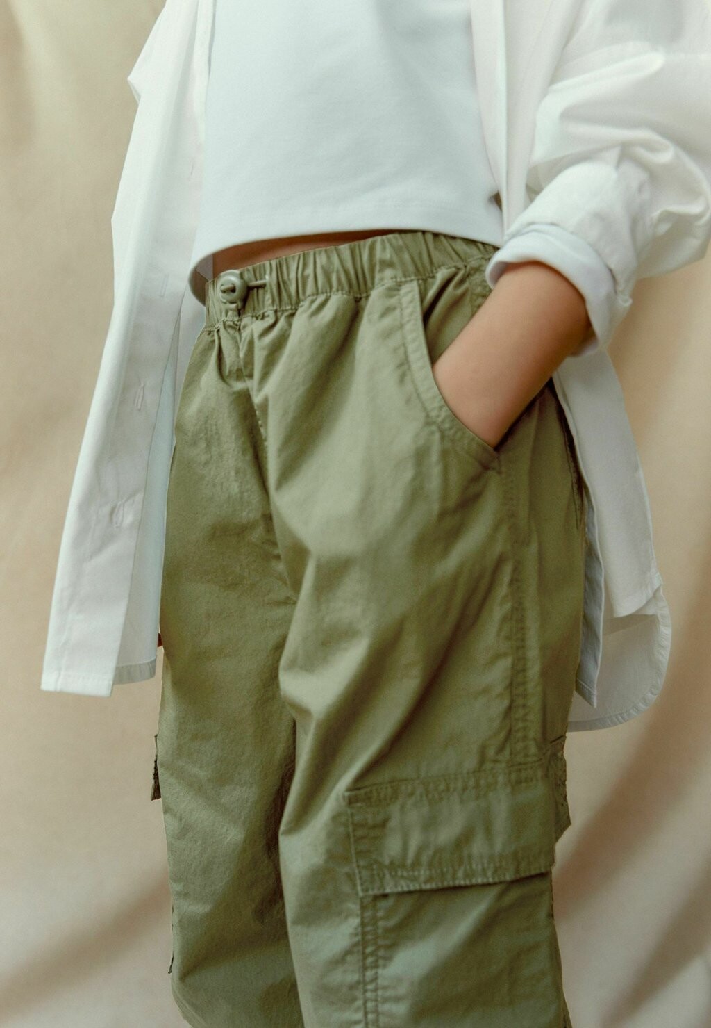 

Брюки-карго Lined Parachute Standard Next, цвет khaki green