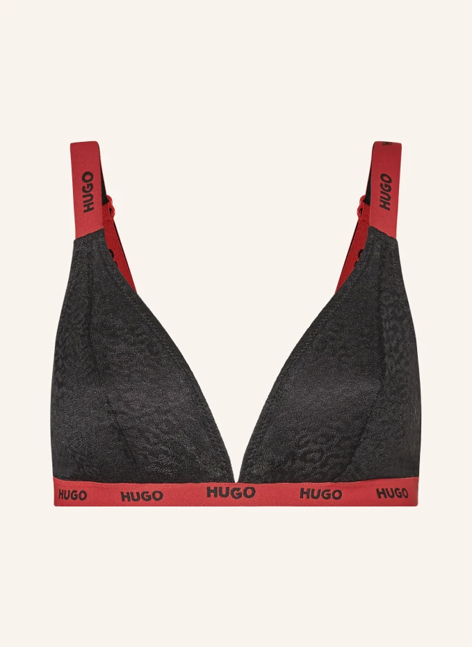 

Бюстгальтер sporty lace с треугольными чашками Hugo, черный