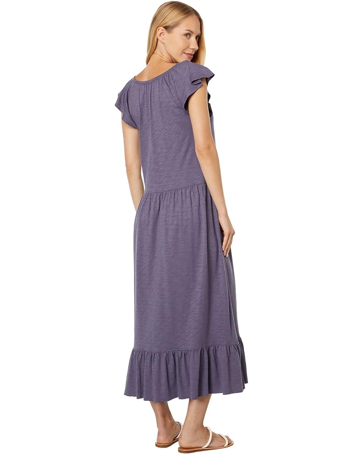 Платье Lilla P Flame Modal Midi Tiered Dress, цвет Neptune платье рубашка из модала flame lilla p цвет parsley