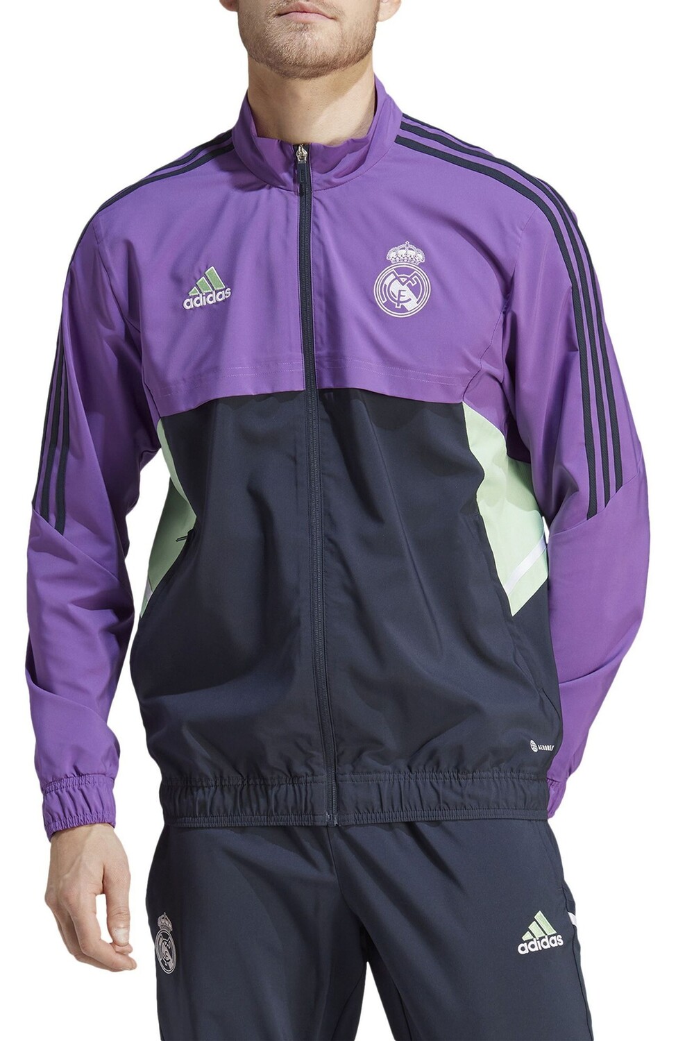 

Тренировочная куртка Real Madrid Presentation adidas, фиолетовый