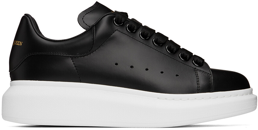 

Alexander McQueen Черные кроссовки оверсайз, Черный