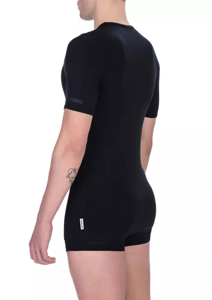 

Хлопковая мужская футболка Bikkembergs, черный