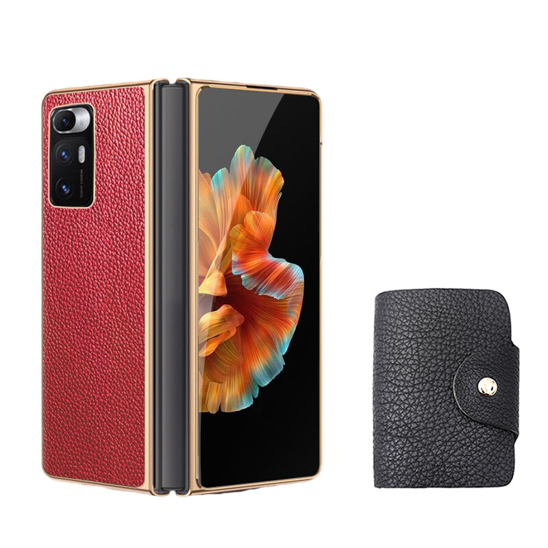 

Чехол для телефона Baohuguang Bao Huguang, China red electroplated lychee pattern with card holder