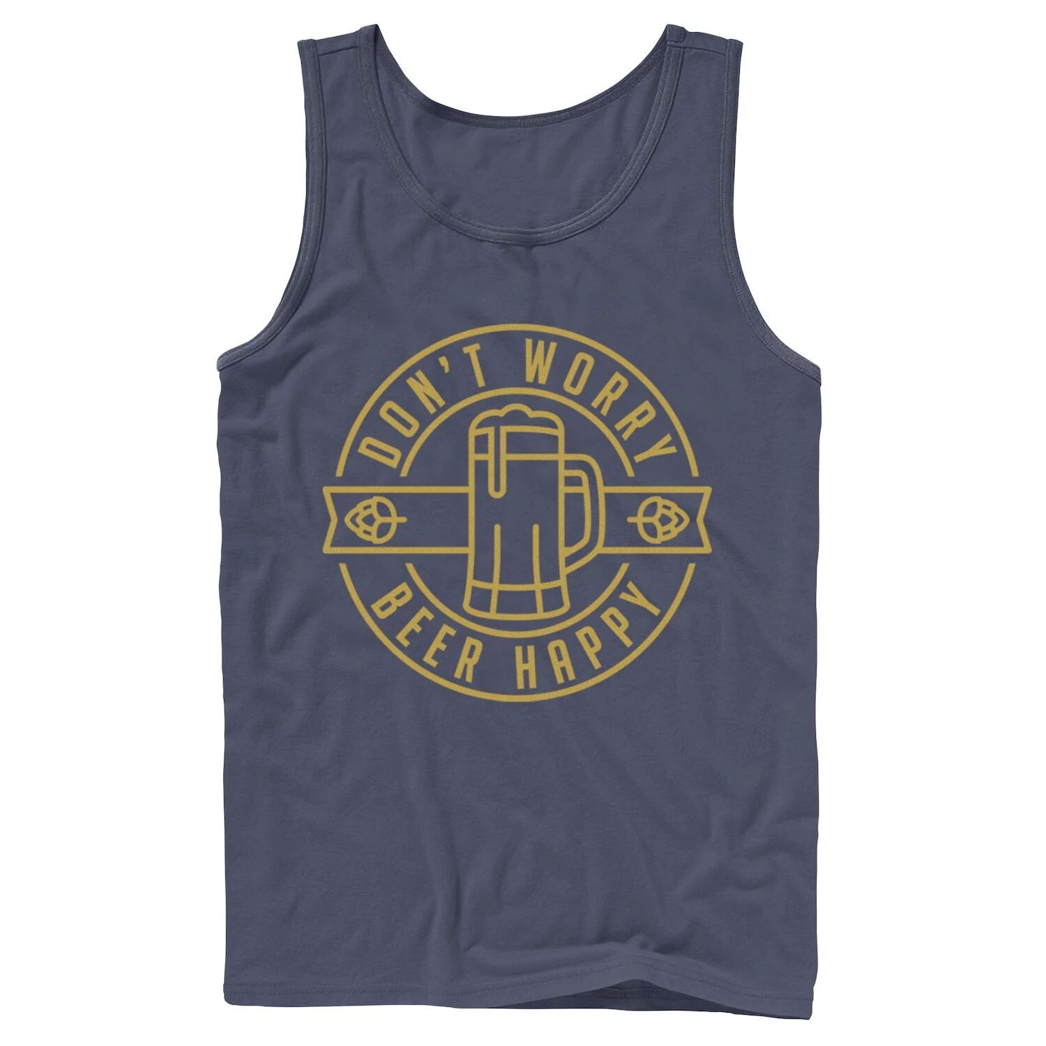 

Мужская майка Don't Worry Beer Happy Circle Licensed Character