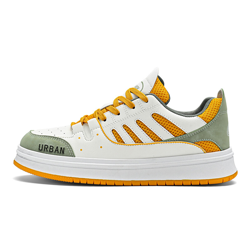 

Кроссовки URBAN AUTHENTIC Skateboarding Shoes Men Low-top, белый/серый