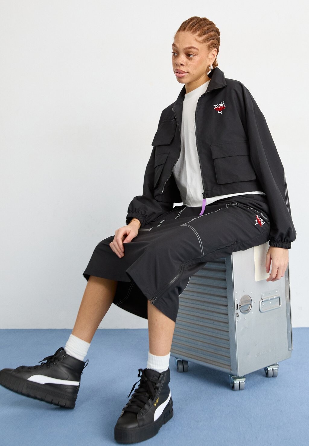 

Куртка-бомбер X-GIRL JACKET Puma, цвет black