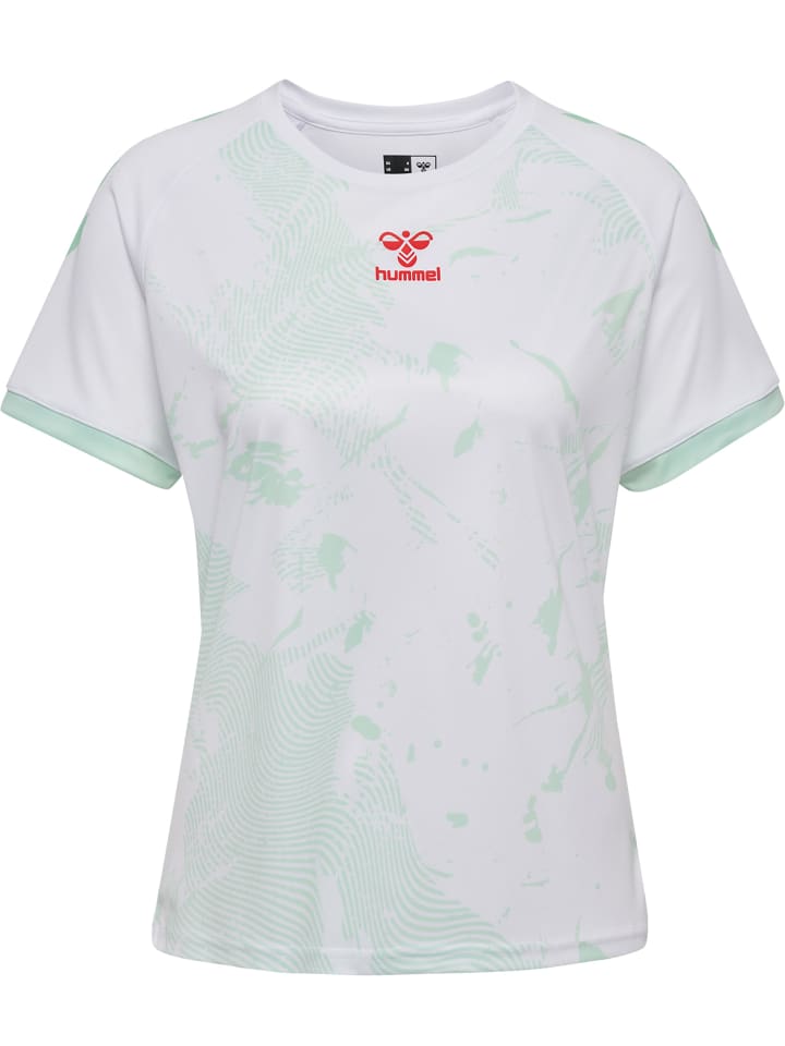 

Спортивная футболка Hummel S/S Hmlgraphic Multisport Damen, цвет soothing sea