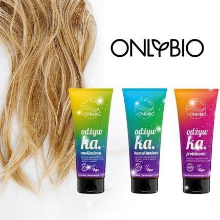 цена Увлажняющий протеиновый смягчающий охлаждающий кондиционер для волос, Onlybio
