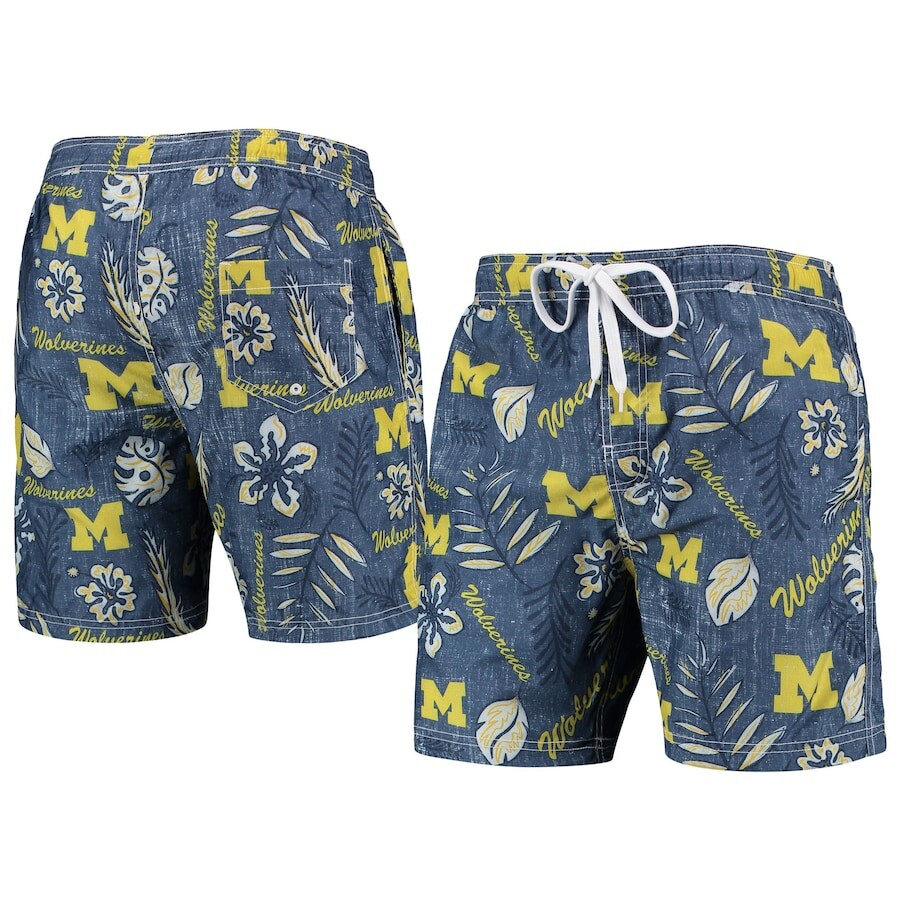 

Пляжные шорты Wes & Willy Michigan Wolverines, нави