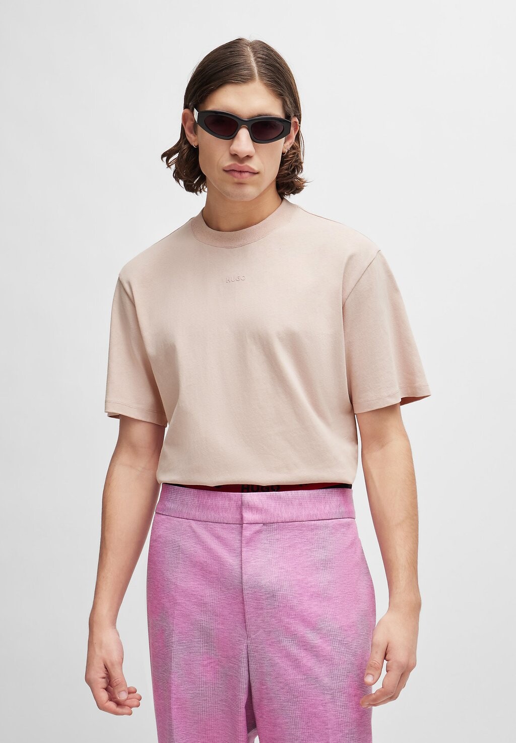 

Футболка базовая DAPOLINO HUGO, цвет light/pastel pink
