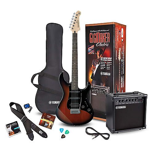 Электрогитара Yamaha GIGMAKER Electric Guitar Starter Package with Amp Burst Finish цена и фото
