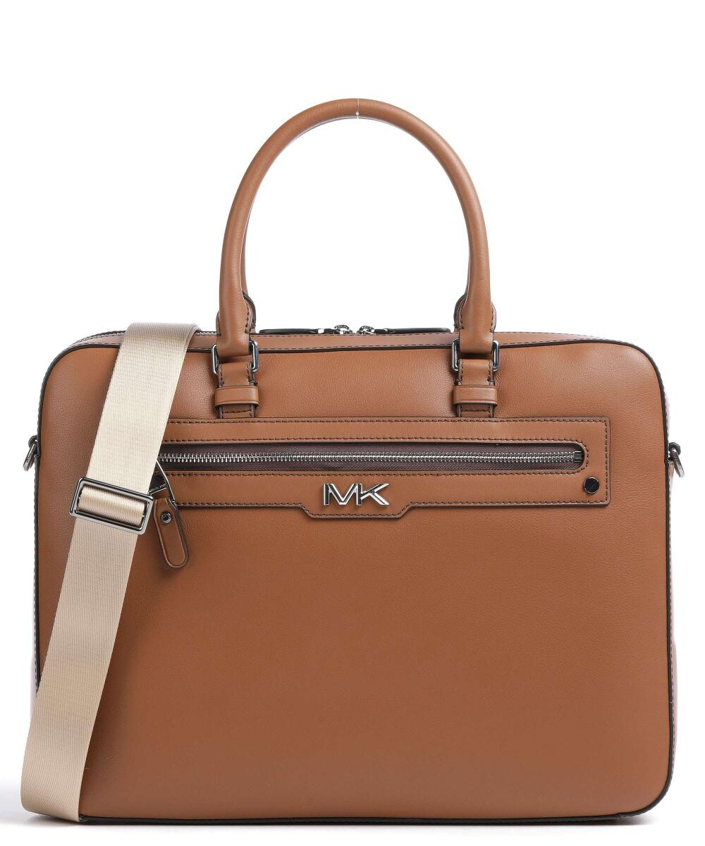 

Портфель 15 дюймов из воловьей кожи Michael Kors, коричневый