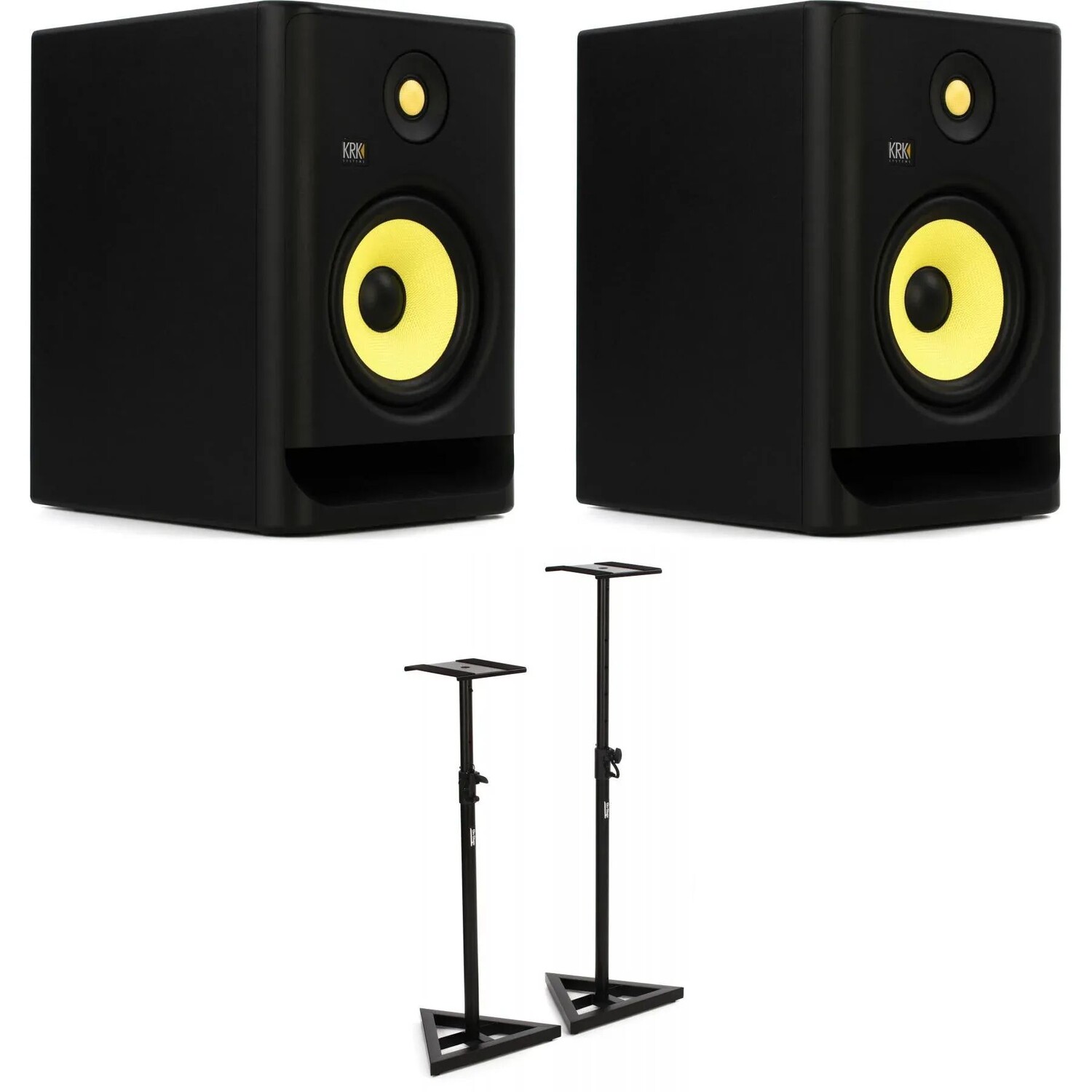

KRK ROKIT 7 G4 7-дюймовый комплект студийного монитора с активным питанием и подставками