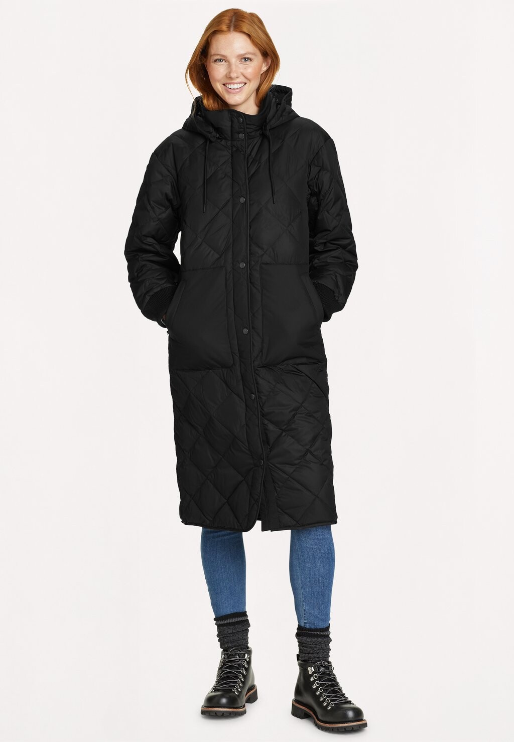 

Пуховик Eddie Bauer, черный